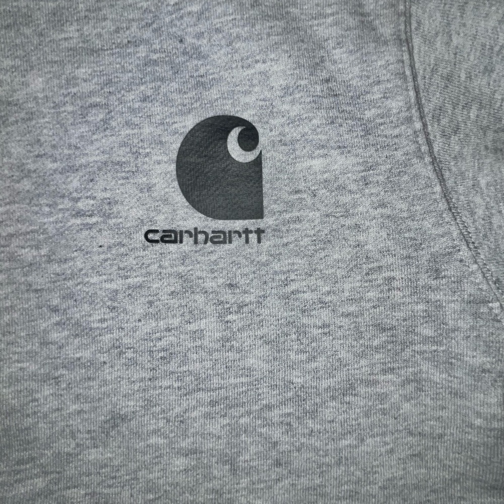 Carhartt Light Gray Pullover Hoodie Boys - Picture 9 of 10